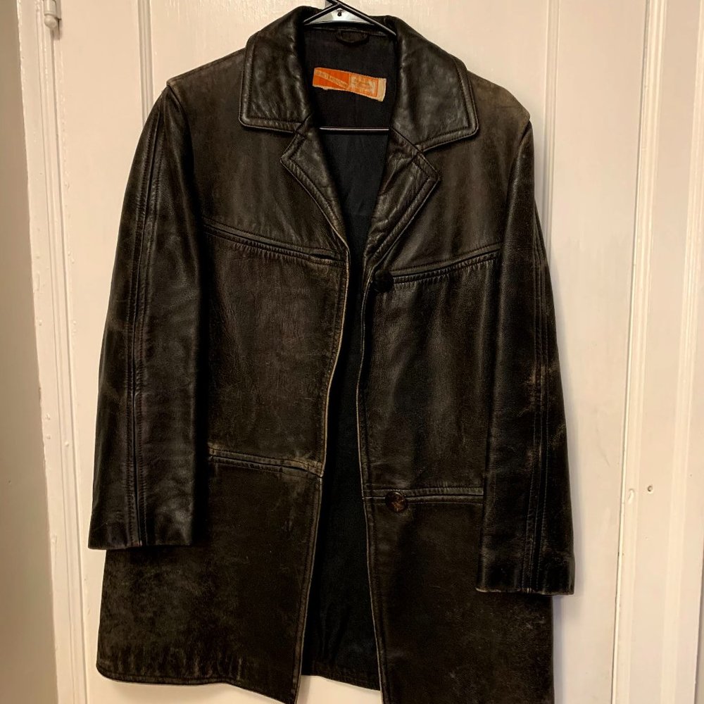 Vintage women's leather jacket